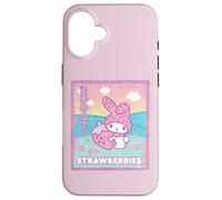 My Melody Lait à la Fraise Coque pour iPhone 16