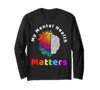 My Mental Health Matters Help Support Awareness Hommes Femmes Manche Longue