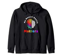 My Mental Health Matters Help Support Awareness Hommes Femmes Sweat à Capuche