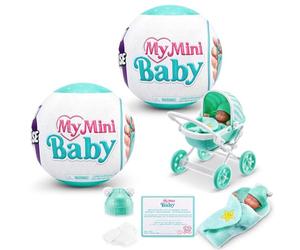 My Mini Baby Capsule mystère à Collectionner, Jouet pour Filles, bébé Miniature réaliste, Ensemble de Jeu et Accessoires (2 Capsules)