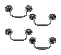 MY MIRONEY Lot de 6 poignées de tiroir en alliage de zinc avec trous centraux de 10 cm