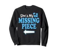 My Missing Piece My Puzzle - Couple Amusant Assorti Sweatshirt