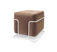 MY MODERN HOME Pouf en velours marron Modulo - 45 cm - M207