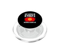 My Mom is Kirghizistan Pride Drapeau Heritage Roots PopSockets PopGrip pour MagSafe