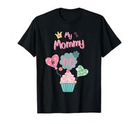My Mommy Is Forty Cupcake d'anniversaire mignon pour filles T-Shirt