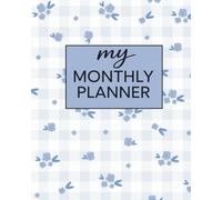 My Monthly Planner: An Undated Calendar in a Minimalistic Country Plaid Style