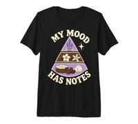 My Mood Has Notes Perfume Humor T-Shirt Haut de Gamme