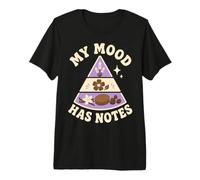 My Mood Has Notes Perfume Humor T-Shirt Haut de Gamme