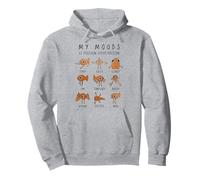 My Moods Le Poisson Steve Edition Funny Fish Meme Sweat à Capuche