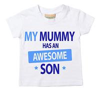 My Mummy dotée d'un remarquable fils T-shirt bébé tout-petit enfants Disponible en tailles 0-6 mois pour 14-15 ans diverses Couleurs Disponibles fête des mères blanc blanc 12-13 Years