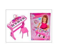 Clavier musical avec microphone rose simba toy Rose G