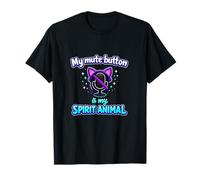 My Mute Button is My Spirit Animal Office Meeting Humour T-Shirt