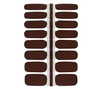 My Nails Film pour ongles Marron foncé uni