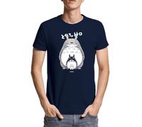 My Neighbor Evolution T-shirt à manches courtes pour homme Modèle 17, Bleu marine, XL