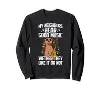 My Neighbors Hear Good Saxophone Musical Sweatshirt