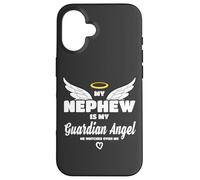 My Nephew is My Guardian Angel He Watches Over Me in Memory Coque pour iPhone 16