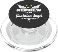 My Nephew is My Guardian Angel He Watches Over Me in Memory PopSockets PopGrip pour MagSafe