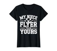 My Niece is Flyer Than Yours Aunt Cheerleader Support |- T-Shirt Graphique avec Valeur