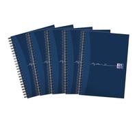 My Notes A5 Card Cover Wirebound Notebook Ruled and Perforated 100 Page, 5 Noteb