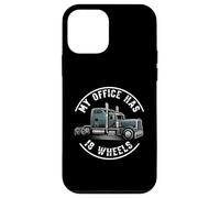 My Office Has 18 Wheels Trucker Semi Truck Driver Coque pour iPhone 12 Mini