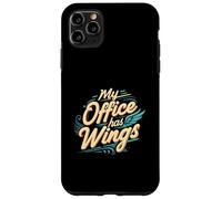 My Office Has Wings Remote Work Travel Freedom Coque pour iPhone 11 Pro Max