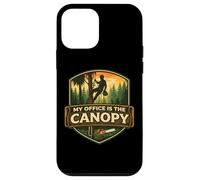 My Office is The Canopy Arboriculteur Arboriculteur Entretien des Arbres Coque pour iPhone 12 Mini