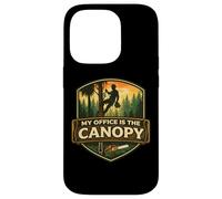 My Office is The Canopy Arboriculteur Arboriculteur Entretien des Arbres Coque pour iPhone 14 Pro