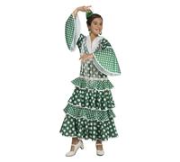 My Other Me-203852 Flamenco Giralda Costume for Girls, Green, 7-9 Years (Viving