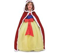My Other Me - Accessoire Déguisement Cape Unisexe Enfant Rouge à Capuche Fantaisie Princesse Taille Unique Parfait pour ajouter une touche de conte à n'importe quel costume ou fête d'enfant