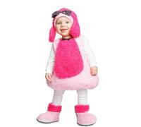 My Other Me Costume de chiot avec chapeau, combinaison et chaussons de couleur rose, taille 5-6 ans, parfait pour les fêtes d'anniversaire et les événements spéciaux