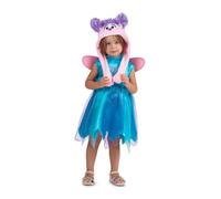 My Other Me Déguisement Abby Surprise pour fille bleu et rose avec robe, chapeau avec mouvement et ailes taille 12-24 mois. Donnez des ailes à votre imagination.