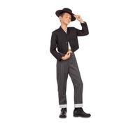 My Other Me Déguisement andalou pour enfant, taille 3-4 ans. Comprend une veste noire courte avec boutons et un col droit, et un pantalon à rayures diplomatique avec tour blanc au bas et ceinture