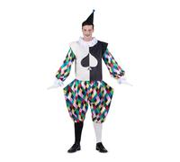 Mom Harlequin Hoodbacket Clishes Cuffs And Pants Costume Multicolore XL Enfants
