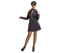 My Other Me - Déguisement d’hôtesse de l'air pour femme (Viving Costumes) M-L