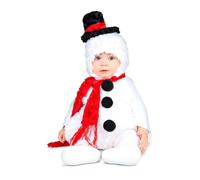 My Other Me Déguisement de bonhomme de neige blanc unisexe avec bonnet, robe et écharpe, taille 12-24 mois. Laissez votre enfant faire fondre les cœurs cet hiver