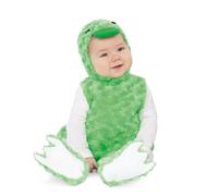 My Other Me Déguisement de canard pour bébé unisexe avec robe, casquette, queue et couvre-pieds, vert, taille 0-6 mois. Parfait pour les premières photos inoubliables