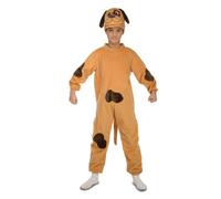 My Other Me Déguisement de chien pour bébé unisexe en orange avec combinaison avec bonnet, taille 1-2 ans. Parfait pour un après-midi de jeu amusant et plein d'aventures