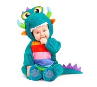 My Other Me Déguisement de dragon pour bébé unisexe en vert avec bonnet, body, chaussons et queue, taille 12-24 mois. Ce carnaval, laissez votre enfant explorer son côté le plus magique