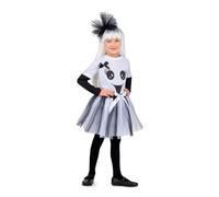 My Other Me Déguisement de fantôme pour fille avec bandeau, t-shirt et jupe tutu en noir et blanc, taille 10-12 ans. Osez être le spectre le plus charmant