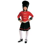 My Other Me Déguisement de garde anglaise pour fille, taille 10-12 ans. Comprend un chapeau, une chemise rouge avec boutons dorés, des poignets, des épaulettes et un col noir, une ceinture blanche et