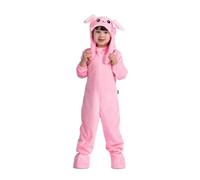 My Other Me Déguisement de lapin unisexe en rose avec combinaison, bonnet avec mouvement des oreilles, chaussons et queue, taille 5-6 ans. Idéal pour devenir le lapin le plus doux de la fête.
