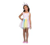 My Other Me Déguisement de licorne pour fille en rose avec robe et bandeau taille 3-4 ans. Vivez un monde magique plein d'aventures et de fantaisie