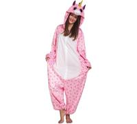My Other Me - Déguisement de licorne unisexe avec combinaison et capuche en rose taille S. Éveillez la magie et la fantaisie à n'importe quelle fête