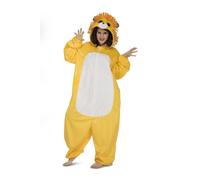 My Other Me Déguisement de lion unisexe avec capuche jaune et blanc, taille S. Réveillez le côté le plus sauvage des fêtes déguisées