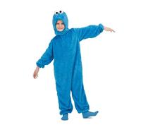 My Other Me Déguisement de monstre unisexe pour enfant, taille 3-4 ans. Comprend une combinaison bleue en fourrure avec capuche et des yeux cousus en forme de boules.