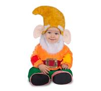 My Other Me Déguisement de nain orange pour bébé garçon avec bonnet, barbe, casace, pantalon et chaussons taille 12-24 mois. Découvrez le monde magique avec un sourire.