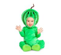 My Other Me Déguisement de pastèque unisexe pour bébé en vert avec chapeau, body et chaussons taille 12-24 mois. Parfait pour une séance photo inoubliable