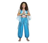 My Other Me Déguisement de princesse bleue pour fille avec combinaison, collier et bandeau taille 3-4 ans. Parfait pour briller comme une vraie princesse à n'importe quelle fête