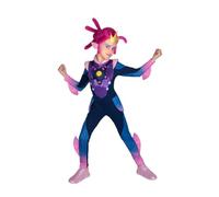 My Other Me Déguisement de princesse Cece pour fille en bleu et rose avec bandeau, combinaison et couvre-bottes taille 7-9 ans. Remplissez-vous de magie et de couleurs dans vos aventures les plus