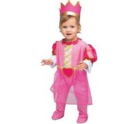 My Other Me Déguisement de princesse pour bébé fille avec combinaison et couronne de couleur rose, taille 1-2 ans. Faites briller votre bébé dans son petit royaume fantastique !